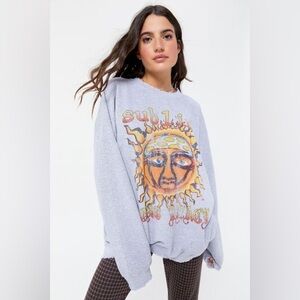 Urban Outfitters UO Sublime Sun Oversized Crew Neck Sweatshirt Size L/XL